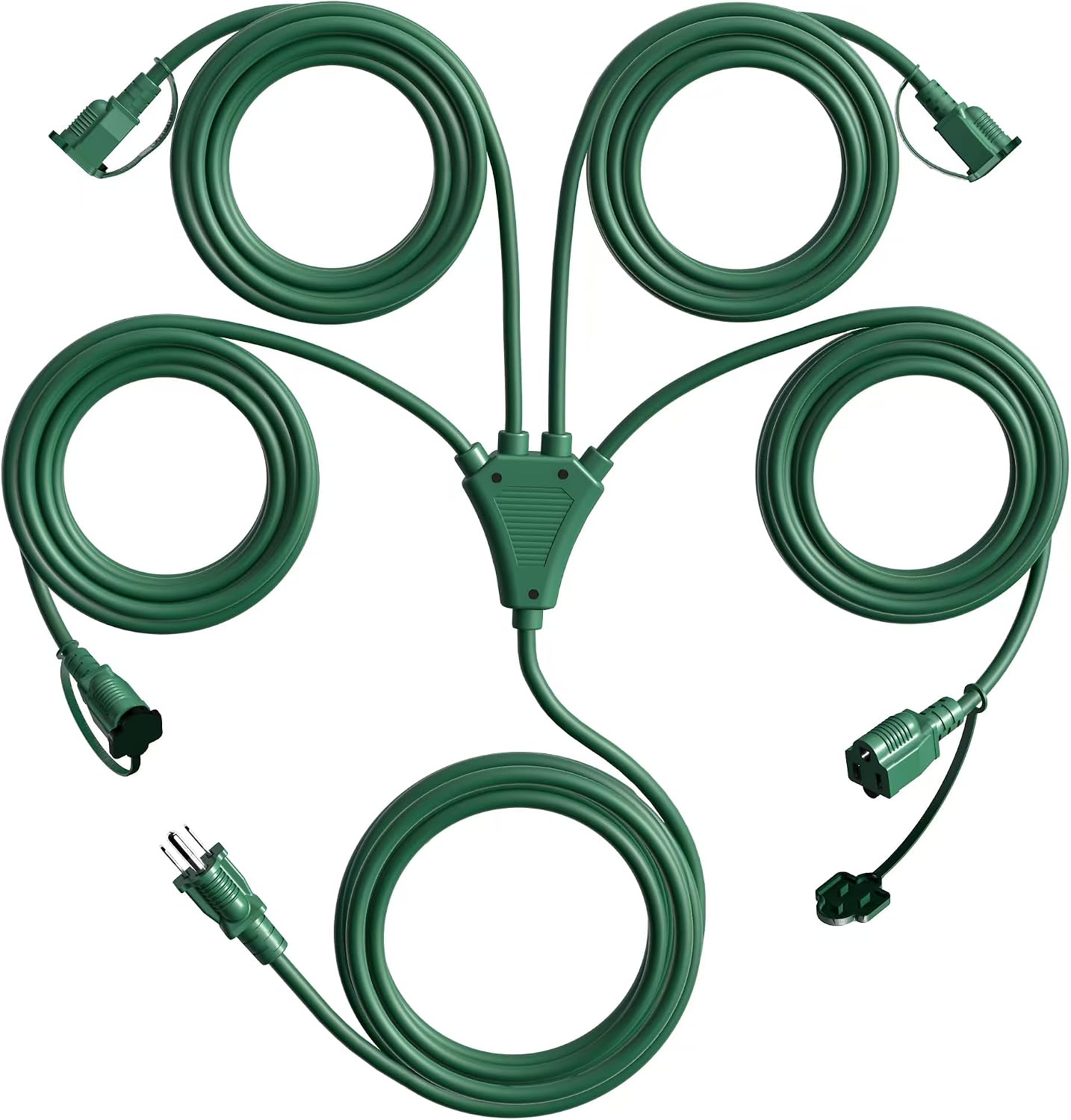 1 to 4 Splitter Extension Cord