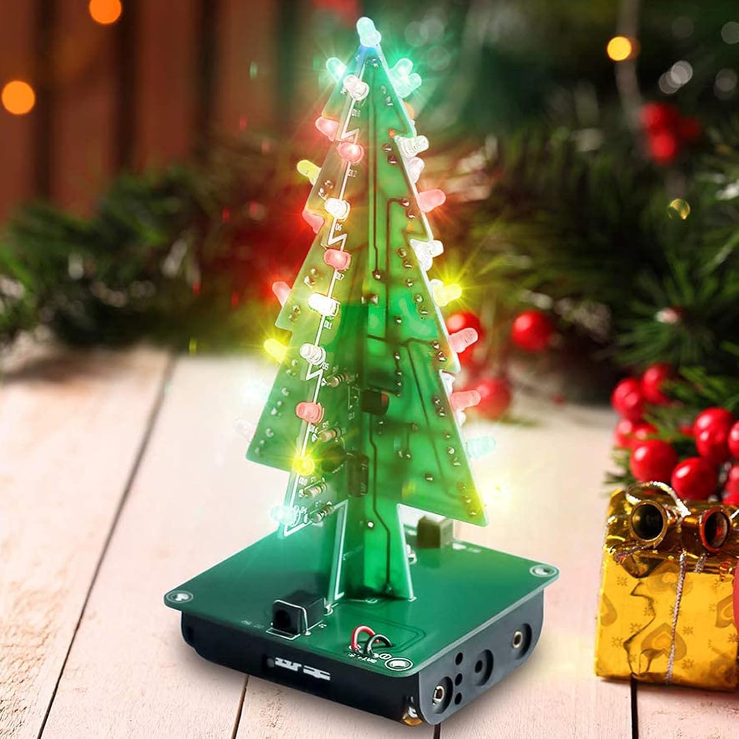 Adeept Colorful 3D Xmas Christmas Tree Led DIY Kits