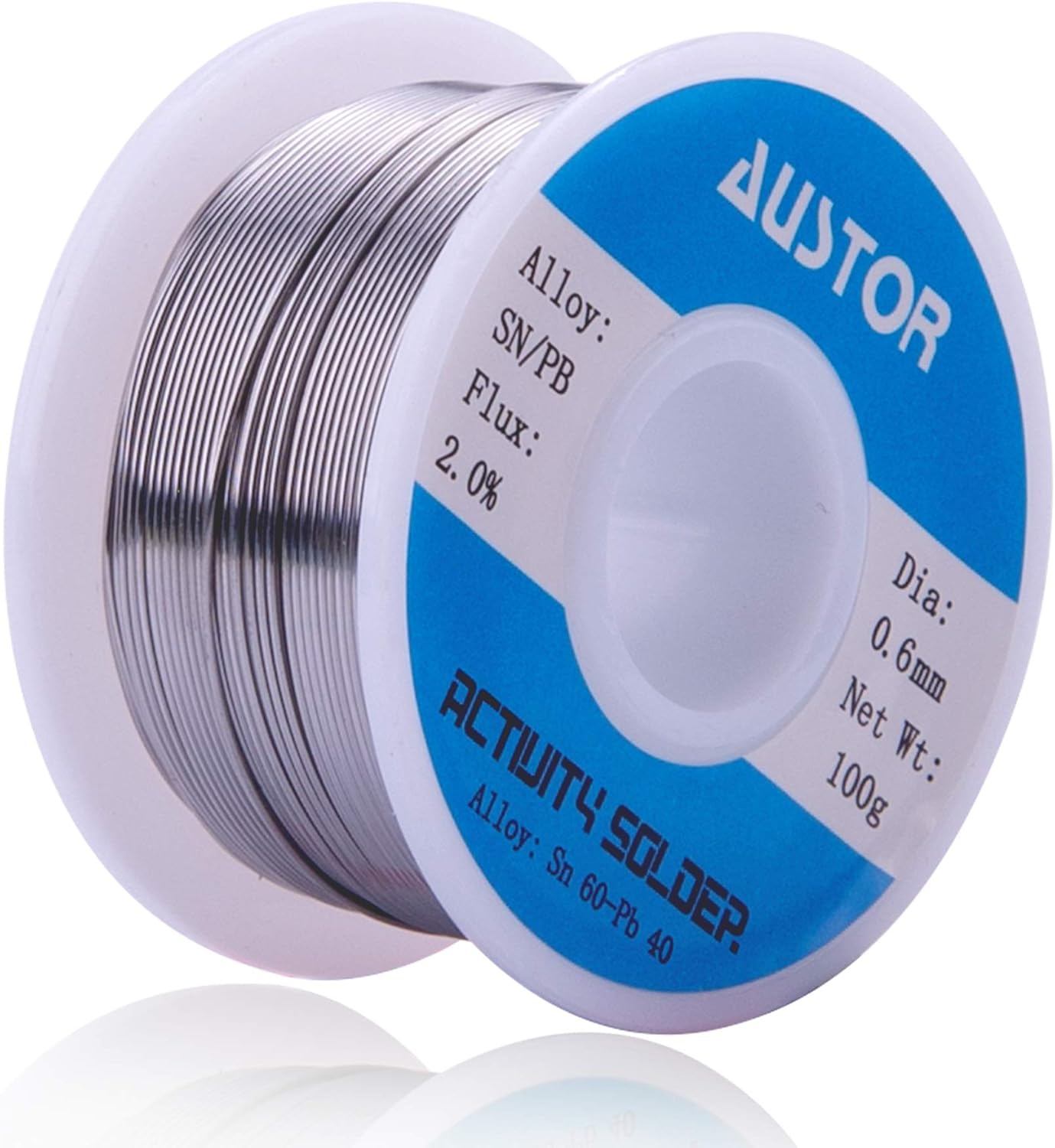 AUSTOR 60-40 Tin Lead Rosin Core Solder Wire for Electrical Soldering