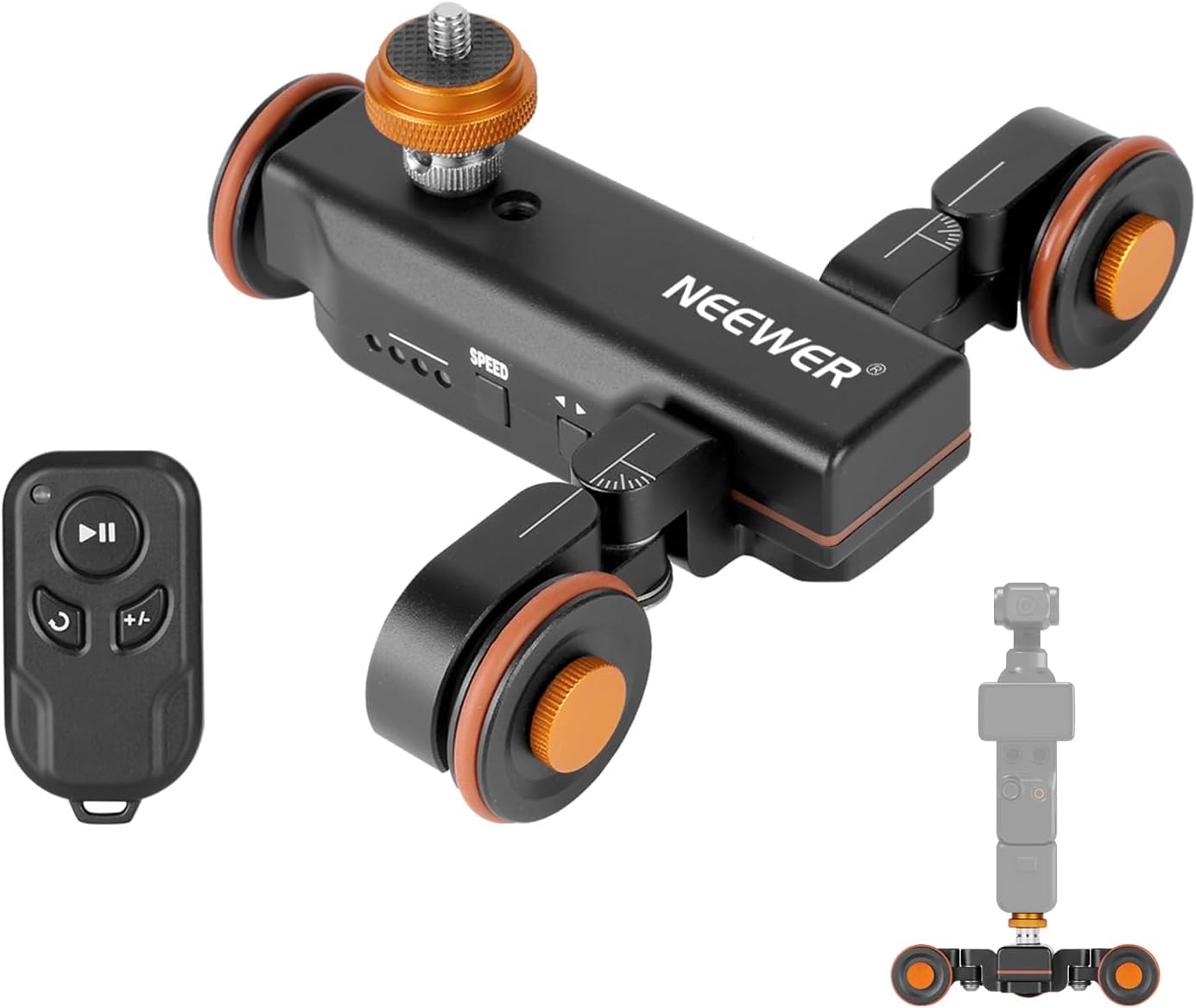 NEEWER 3 Wheels Wireless Video Camera Dolly