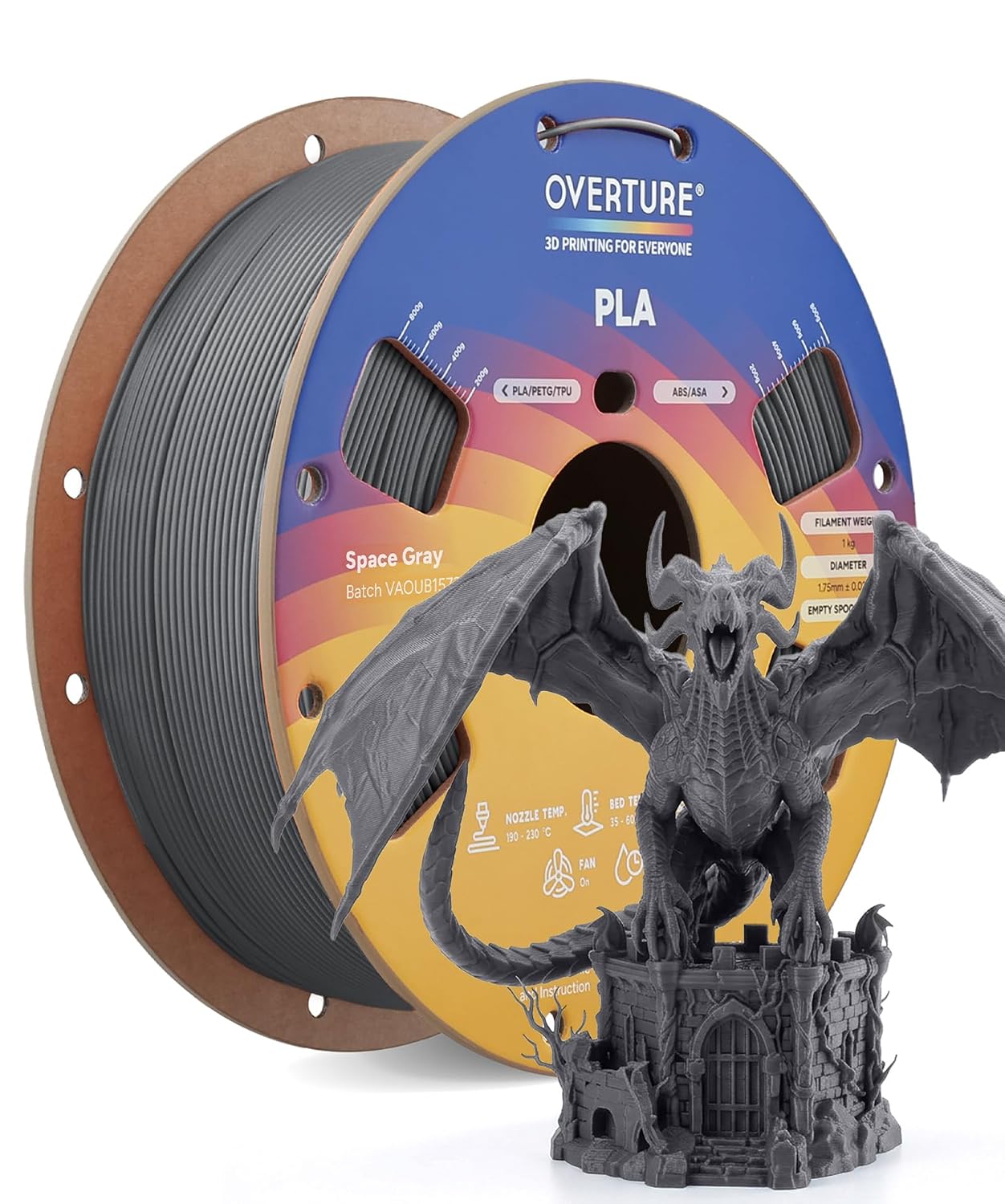 OVERTURE High Speed PLA Filament
