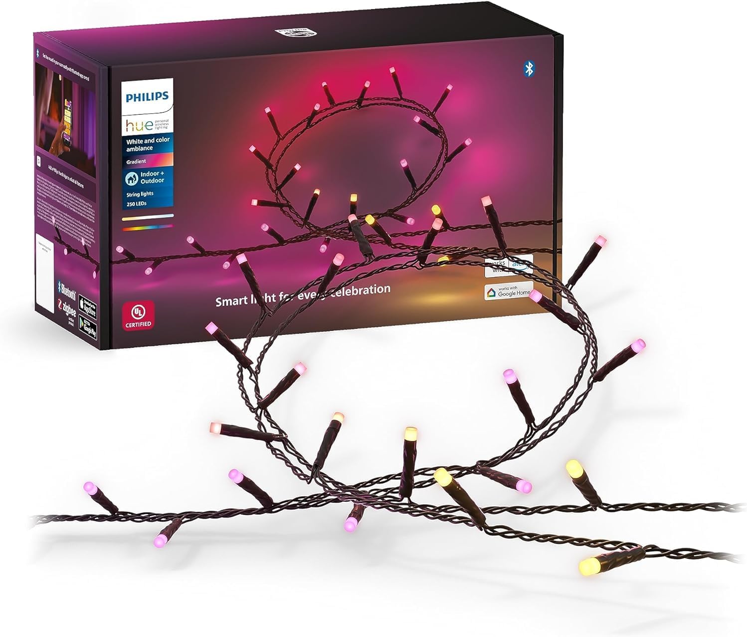 PHILIPS Hue 65-Foot Festavia String Lights
