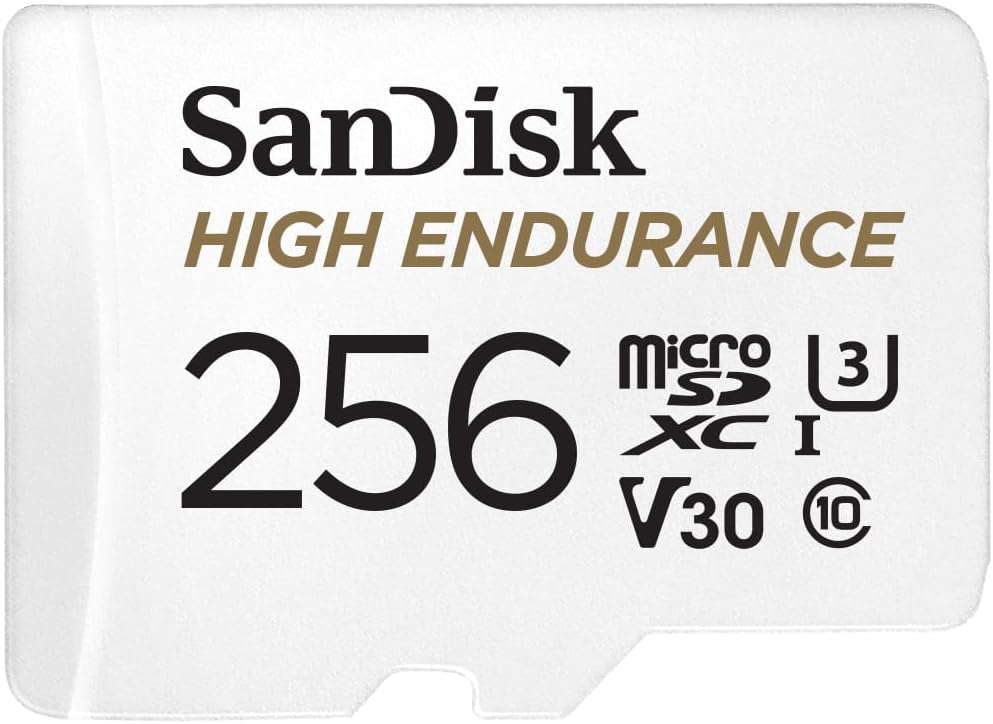 SANDISK 256GB High Endurance Video microSDXC Card